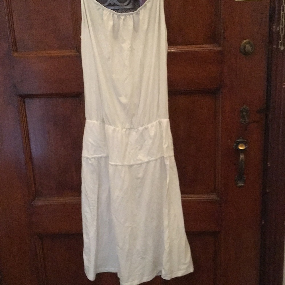 James Perse standard white dress new spaghetti 3 1